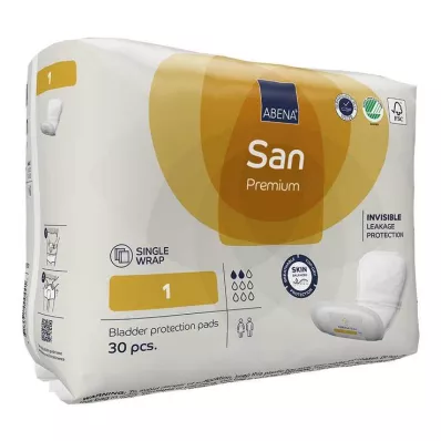 Abena San 1 Premium ieliktnis, 30 gab