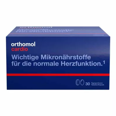 ORTHOMOL Cardio tablešu/kapsulu kombinētais iepakojums, 1 gab ORTHOMOL Cardio tablešu/kapsulu kombinētais iepakojums, 1 gab