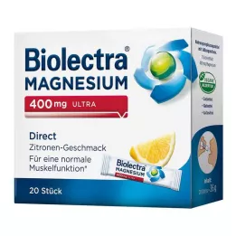 BIOLECTRA Magnijs 400 mg ultra Direct Lemon, 20 gab