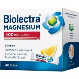 BIOLECTRA Magnijs 400 mg ultra Direct Lemon, 40 kapsulas