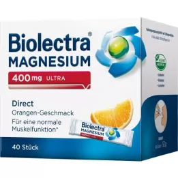 BIOLECTRA Magnijs 400 mg ultra Direct Orange, 40 kapsulas