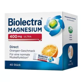 BIOLECTRA Magnijs 400 mg ultra Direct Orange, 40 kapsulas