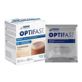 OPTIFAST Home Drink Šokolādes pulveris, 8X55 g