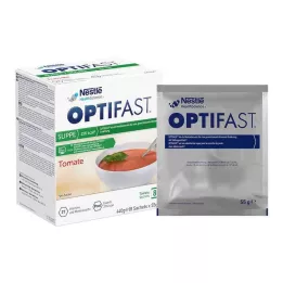 OPTIFAST mājas zupas tomātu pulveris, 8X55 g