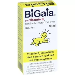 BIGAIA plus D3 vitamīna pilieni, 10 ml