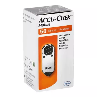 ACCU-CHEK Mobilā testa kasete, 50 gab