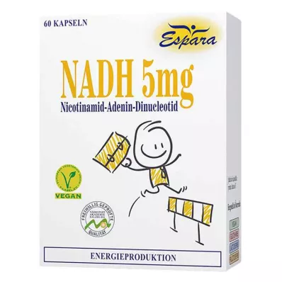 NADH 5 mg kapsulas, 60 gab NADH 5 mg kapsulas, 60 gab