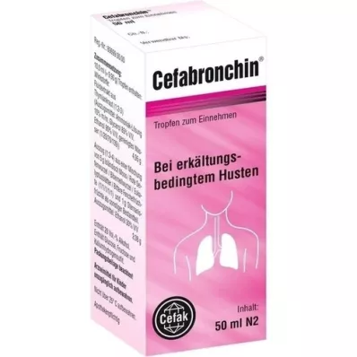 CEFABRONCHIN Perorālie pilieni, 50 ml