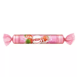 INTACT Dekstrozes rullis zemeņu jogurts, 40 g