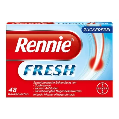 Rennie Fresh košļājamās tabletes, 48 gab Rennie Fresh košļājamās tabletes, 48 gab