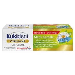 KUKIDENT Adhezīvais krēms Med+Chamomile, 40 g