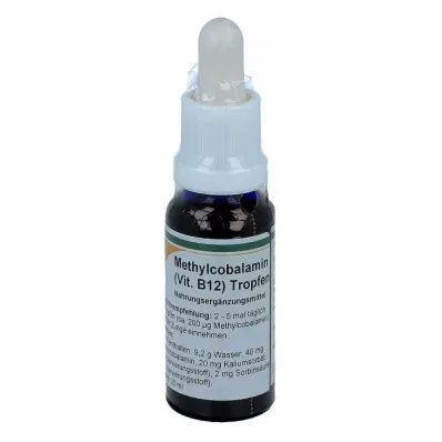Metilkobalamīna B12 vitamīna pilieni (20 ml)