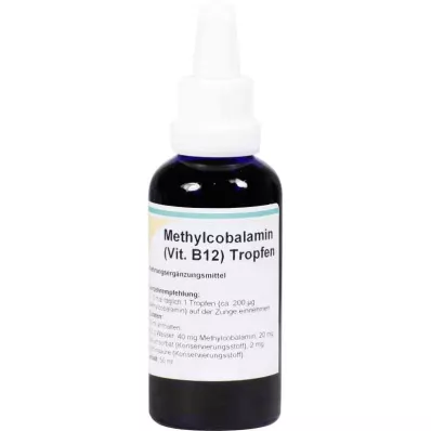 Metilkobalamīna B12 vitamīna pilieni (50 ml)