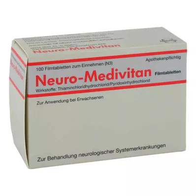 NEURO MEDIVITAN Plēves apvalkotās tabletes, 100 gab