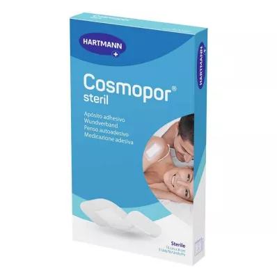 COSMOPOR Sterils brūču pārsējs 8x15 cm, 5 gab