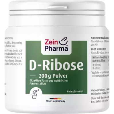 D-RIBOSE Fermentācijas pulveris, 200 g