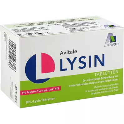 L-LYSIN 750 mg tabletes, 90 gab