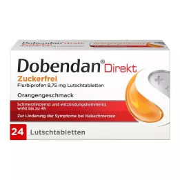 DOBENDAN Tiešais Flurbiprofēns bez cukura 8,75 mg Lut, 24 gab