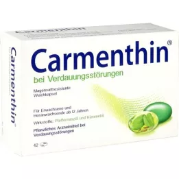 CARMENTHIN gremošanas traucējumiem msr.soft kapsulas, 42 gab