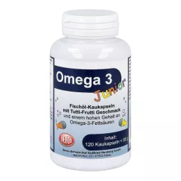 OMEGA-3 Junior Berco košļājamās kapsulas, 120 kapsulas