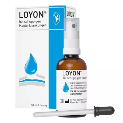 LOYON zvīņveida ādas slimību ārstēšanai Šķīdums, 50 ml LOYON zvīņveida ādas slimību ārstēšanai Šķīdums, 50 ml