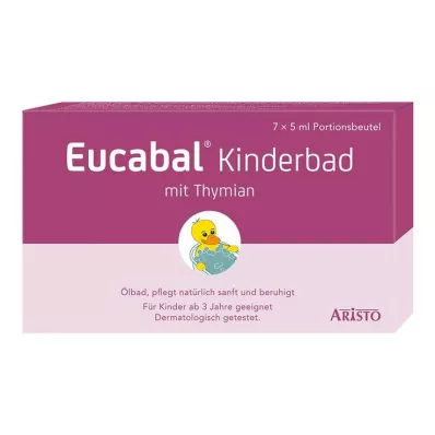 EUCABAL Bērnu vanna ar timiānu, 7X5 ml