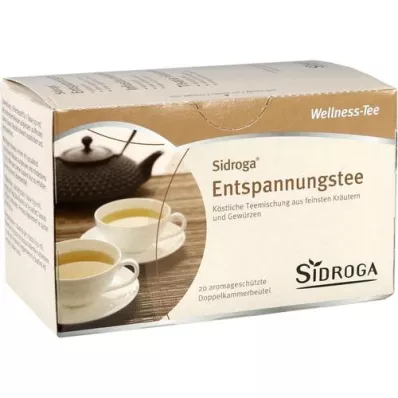 SIDROGA Wellness relaksācijas tējas filtrēšanas maisiņš, 20X1,75 g