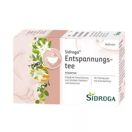 SIDROGA Wellness relaksācijas tējas filtrēšanas maisiņš, 20X1,75 g