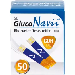 SD GlucoNavii GDH Glikozes līmeņa noteikšanas sloksnes, 1X50 gab