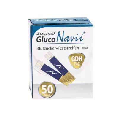 SD GlucoNavii GDH Glikozes līmeņa noteikšanas sloksnes, 1X50 gab