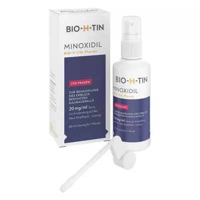 Minoksidils BIO-H-TIN-Pharma 20 mg/ml aerosols sievietēm, 60 ml
