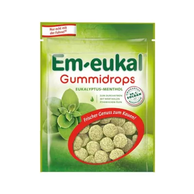 EM-EUKAL Eikalipta-mentolu saturoši cukura pilieni, 90 g EM-EUKAL Eikalipta-mentolu saturoši cukura pilieni, 90 g