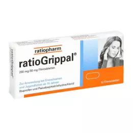RATIOGRIPPAL 200 mg/30 mg apvalkotās tabletes, 10 gab