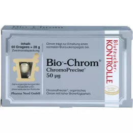 BIO-CHROM ChromoPrecise 50 μg Pharma Nord apvalkotās tabletes, 60 gab