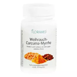 WEIHRAUCH CURCUMA Myrrh Floramed kapsulas, 60 kapsulas