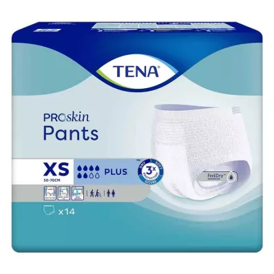 TENA Bikses Plus XS nesaturēšanai, 14 gab TENA Bikses Plus XS nesaturēšanai, 14 gab
