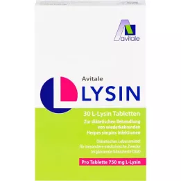 L-LYSIN 750 mg tabletes, 30 gab