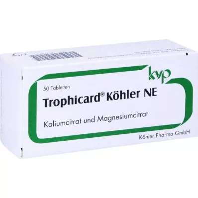 TROPHICARD Köhler NE Tabletes, 50 gab TROPHICARD Köhler NE Tabletes, 50 gab
