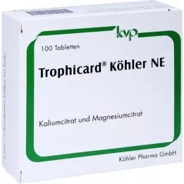 TROPHICARD Köhler NE Tabletes, 100 gab