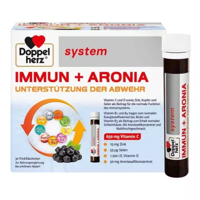 Doppelherz system Immune+Aronia ampulas, 30 gab