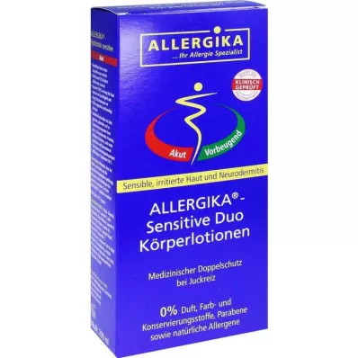 ALLERGIKA sensitive Duo ķermeņa losjoni, 2X200 ml