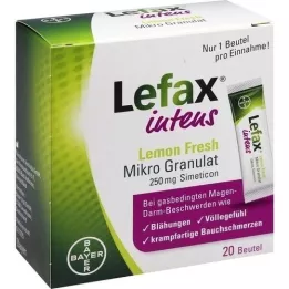 LEFAX intens Lemon Fresh Micro granulas 250 mg Sim, 20 gab