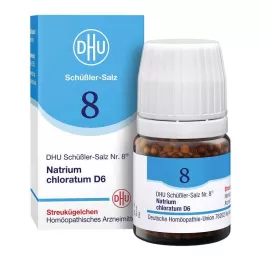 DHU Schüßler sāls Nr. 8 nātrija hlorāta D6 lodītes, 10 g