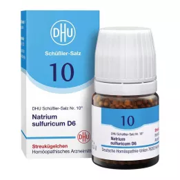 BIOCHEMIE DHU 10 Natrium sulfuricum D 6 globules, 10 g