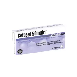 CEFASEL 50 uzturvielu selēna tabletes, 60 gab