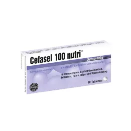 CEFASEL 100 uzturvielu selēna tabletes, 60 gab