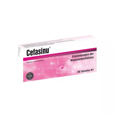 CEFASINU Tabletes, 60 gab CEFASINU Tabletes, 60 gab