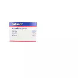 CUTISORB Absorbējoši spilventiņi sterili 10x20 cm, 25 gab