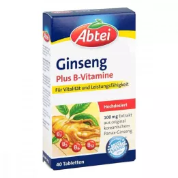 ABTEI Žeņšeņa Plus B vitamīnu tabletes, 40 kapsulas