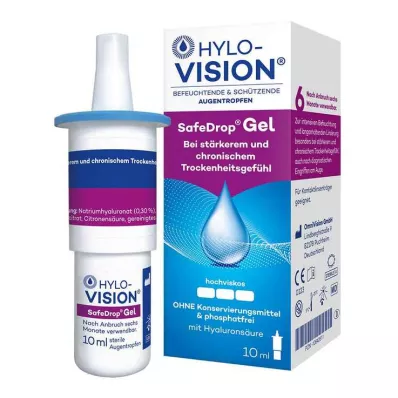 Hylo-Vision Safedrop Gel acu pilieni, 10 ml Hylo-Vision Safedrop Gel acu pilieni, 10 ml